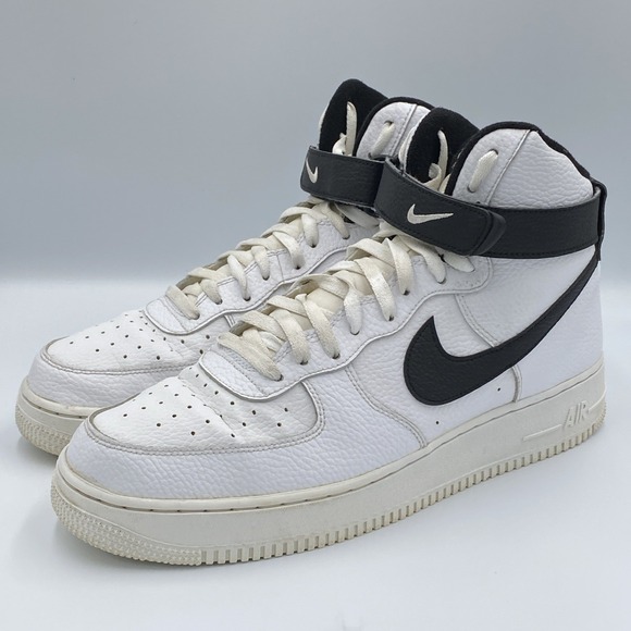 Nike Other - Nike Air Force 1 High '07 White Black Leather Sneakers Men's Size 12 CT2303-100